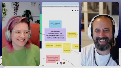 Thumbnail of the video Why aren’t more people using AI conversational interfaces for conversational learning?