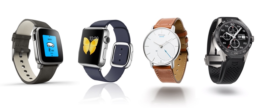 Images of different smart watches